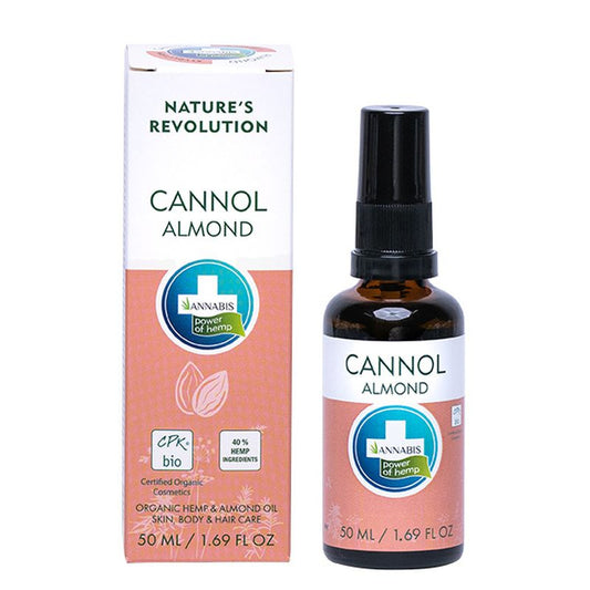 Cannol Almond · Aceite De Almendras Y Cáñamo Orgánico , 50 ml