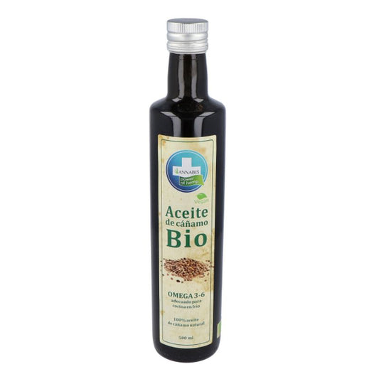 Aceite De Cáñamo Bio Hemp Oil · Ecológico Rico En Omega 3-6 , 500 ml