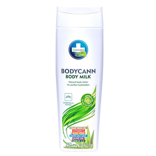 Bodycann Body Milk · Leche Hidratante Corporal De Cáñamo Natural Y Vegana , 250 ml