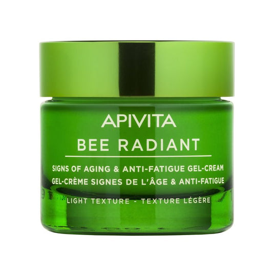APIVITA Bee Radiant Gel-Crema Signos de la Edad y Antifatiga con Peonía Blanca y Propóleo Patentado
