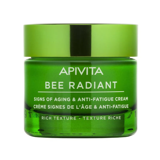APIVITA Bee Radiant Crema Signos de la Edad y Antifatiga con Peonía Blanca y Propóleo Patentado