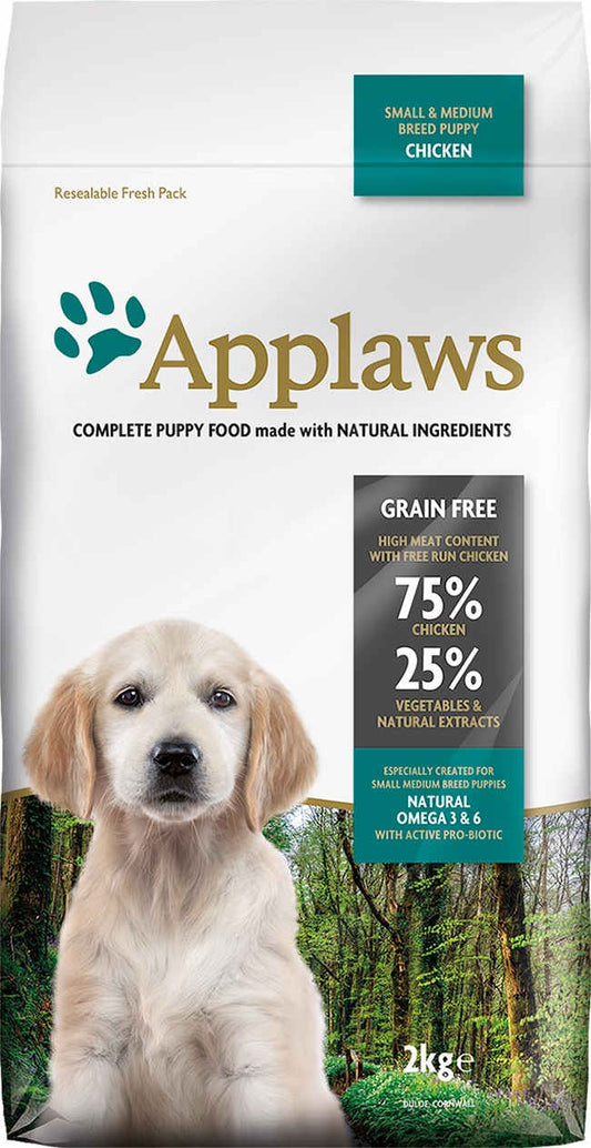 Applaws Dog Dry Puppy Razas Pequeñas Y Medianas Pollo 7,5Kg