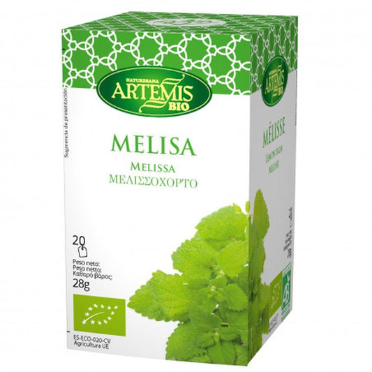 Artemisbio Melisa Eco, 20 Filtros De 28 Gr   