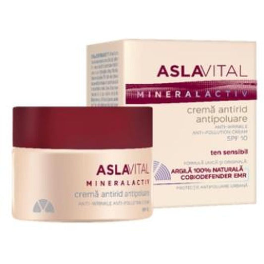 Asla Vital (Dra. Ana Aslan) Crema Antiarrugas-Anticontaminacion Fps10 50Ml.