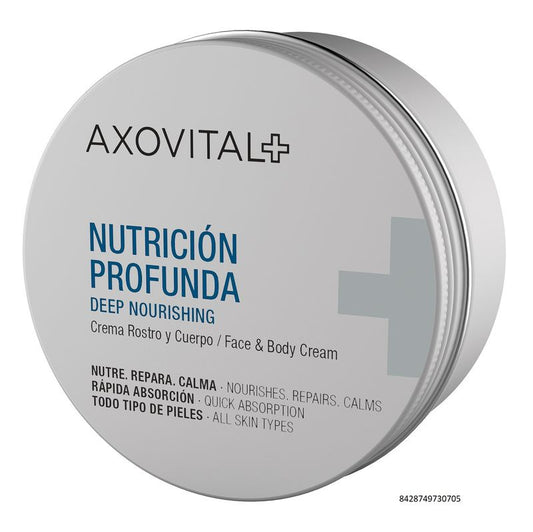 Axovital Crema Nutricion Profunda Para Cara Y Cuerpo , 250 ml