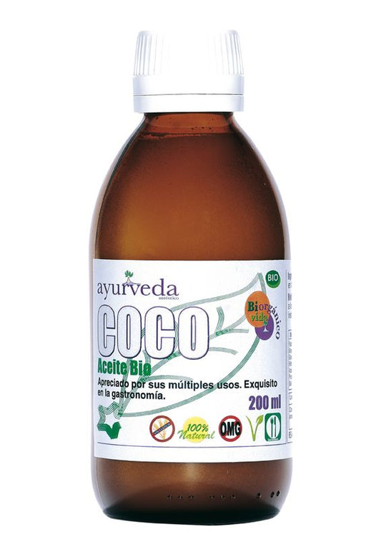Ayurveda Aceite Coco Puro, 200 Ml      
