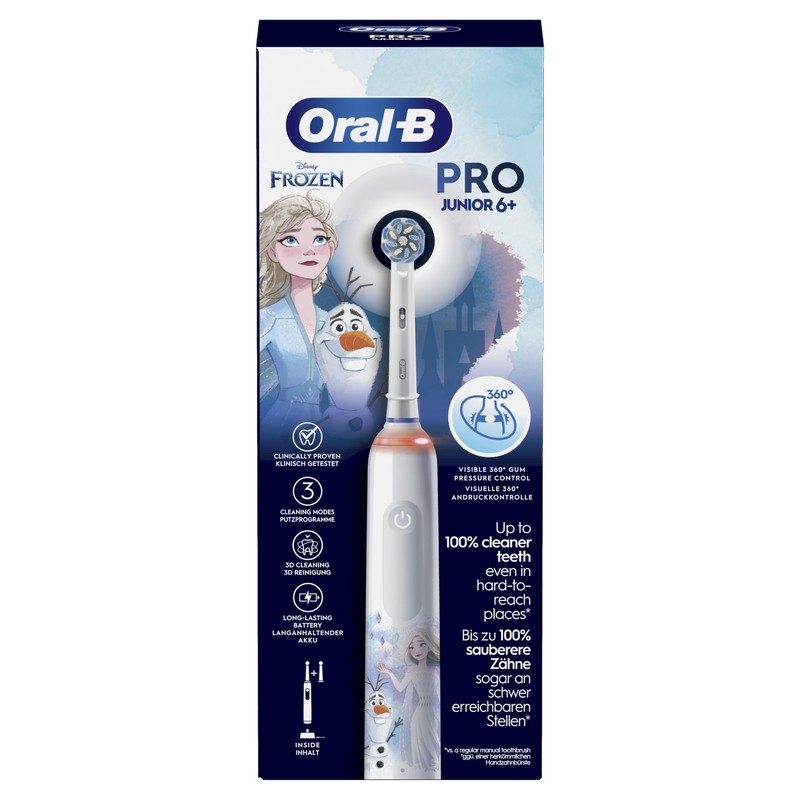 Oral-B Braun Pro 3 Junior 6+ Box Frozen
