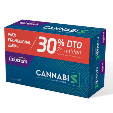 Fisiocrem Duplo Fisiocrem Cannabis 60Ml 2ªud 30% Dto