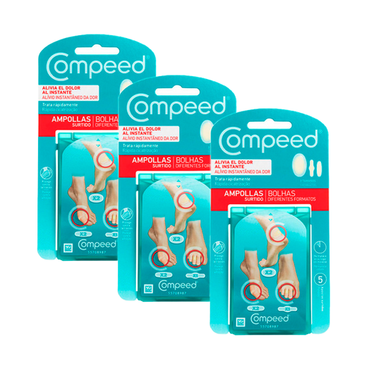 Pack 3 Compeed Pack Mixto Ampollas, 3x5 Unidades