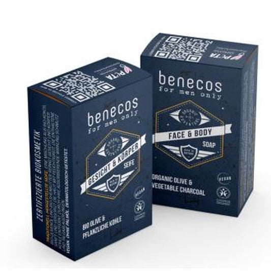 Benecos Jabon Solido For Men 75Gr. Vegano 