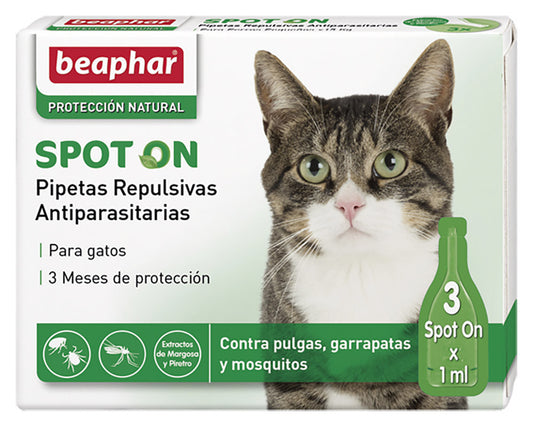 Beaphar Pipetas Repelentes Gato 3X1 ml