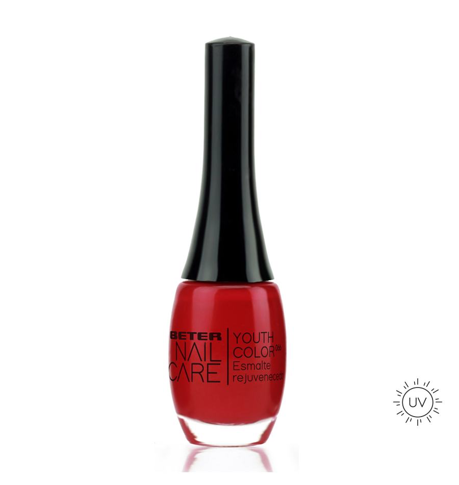 Beter Nail Care Youth Color 066 Esmalte Rejuvenecedor Almost Red Light 