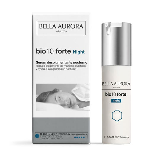 Bella Aurora Anti-Manchas Bio10 Forte Serum Despigmentante Intensivo Nocturno, 30 ml