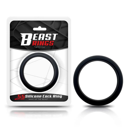 Beast Rings Anillo Para El Pene Silicona Sólida 5.5 Cm Negro