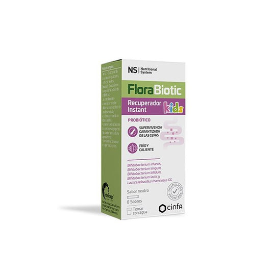 Be + Florabiotic Recuperador Instant Kids 8 Sobres