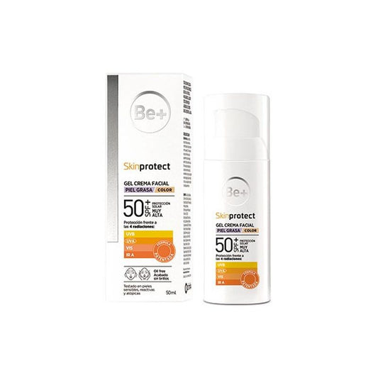 Be + Skin Protect Piel Grasa Acne Color Spf50 + 50Ml