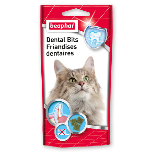 Beaphar Bocaditos Dental Bits snacks para gato 35Gr