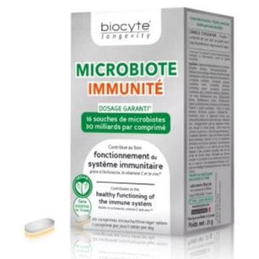 Biocyte Microbiote Immunite 20 Comprimidos 