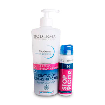 BIODERMA Pack Atoderm Intensive Gel Crema 500 ml + Atoderm SOS Spray 50 ml