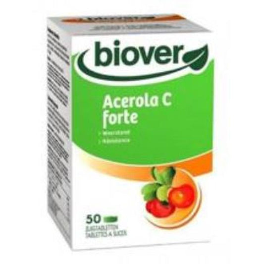 Biover Acerola C Forte 50 Comprimidos 