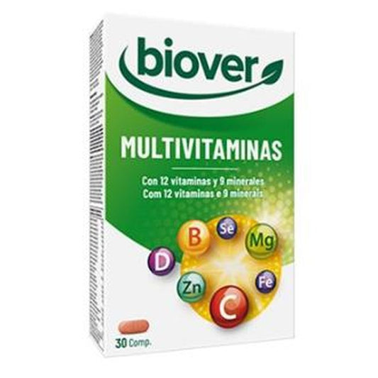 Biover Multivitaminas 30 Comprimidos 