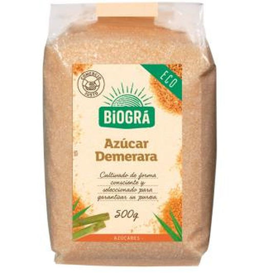 Biogra Azucar Demerara Integral Comercio Justo 500Gr. Eco 