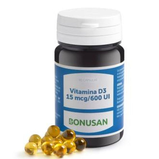 Bonusan Vitamina D3 15Mcg. 90 Cápsulas