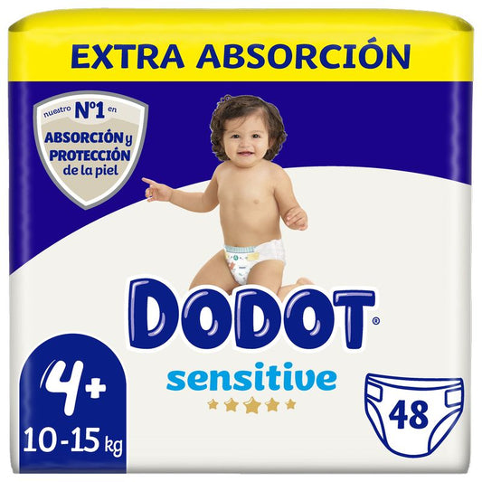 Dodot Sensitive Extra-Jumbo Pack Talla 4 , 48 unidades