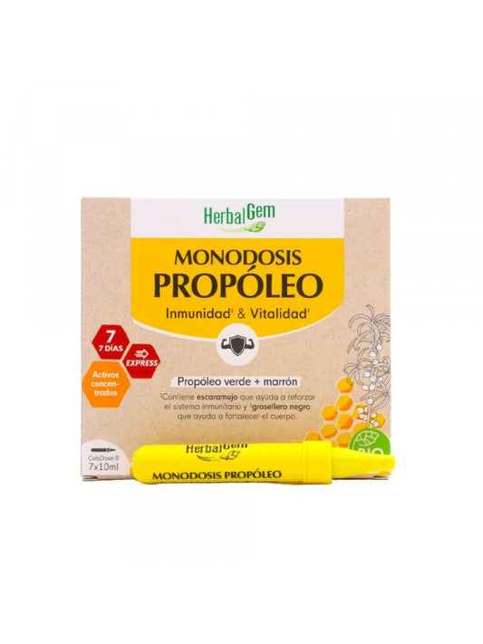 Herbalgem Propoleo Monodosis , 7 unidades