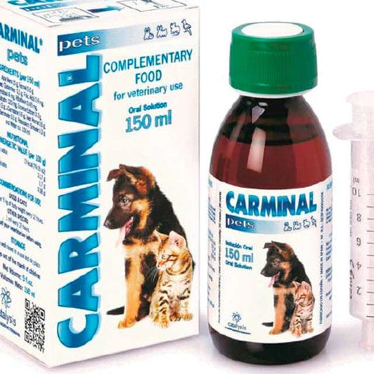 Carminal Pets Solución Oral Alimento Complementario  Trastornos Metabólicos , 150 ml
