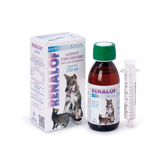 Renalof Pets Solución Oral Alimento Complementario Trastornos De Riñón , 150 ml