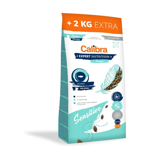 Calibra Perros Expert Nutrition Sensitive Salmon 12Kg+2Kg