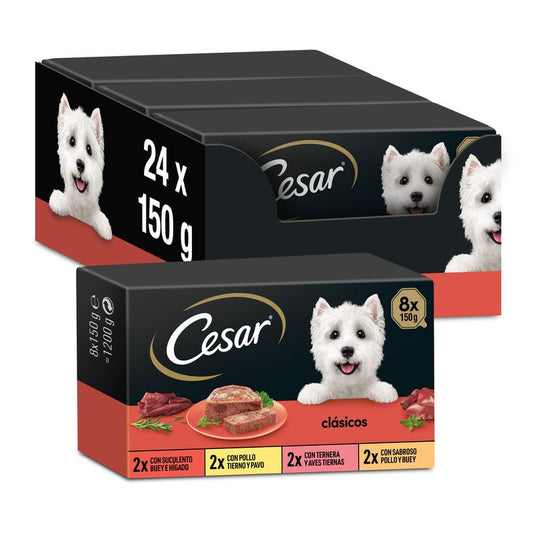 Cesar Clasicos Multipack Caja 3X8X150Gr
