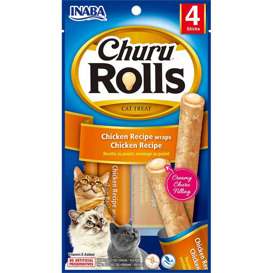 Churu Cat Rolls Receta De Pollo Display 12X40Gr