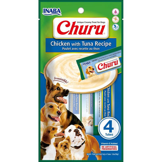 Churu Dog Receta De Pollo Con Atún Display 12X56Gr