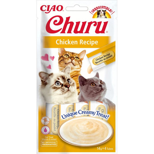 Churu Gato Receta De Pollo 4X14Gr