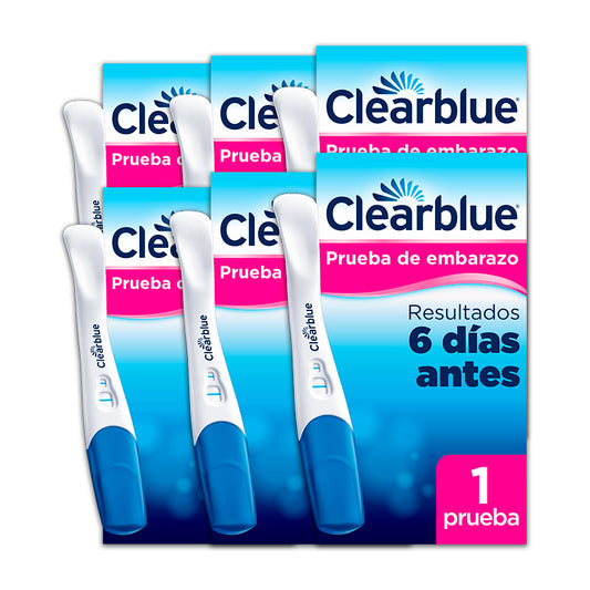 Pack 6 Clearblue Early Test Embarazo Analógico, 6 Pruebas