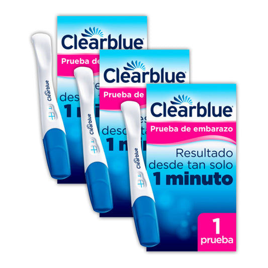 Pack 3 Clearblue Pack Plus Test Embarazo Analógico, 6 Pruebas