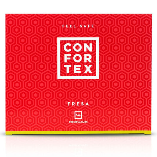 Confortex  Preservativos Fresa Caja 144 Uds