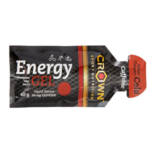 Crown Sport Nutrition Energy Gel Cola + Cafeína , 1 x  40 gr