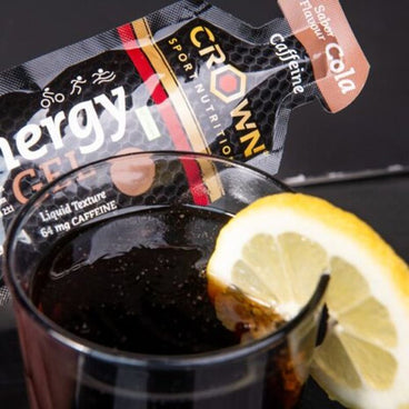 Crown Sport Nutrition Energy Gel Cola + Cafeína , 12 x 40 gr