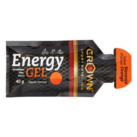 Crown Sport Nutrition Energy Gel Naranja , 1 x  40 gr