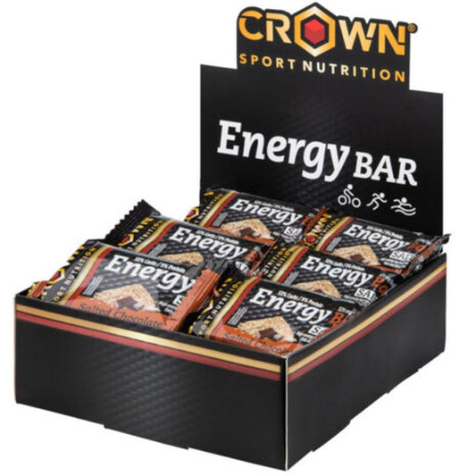 Crown Sport Nutrition Energy Bar Salty Chocolate , 12 x 60  gr