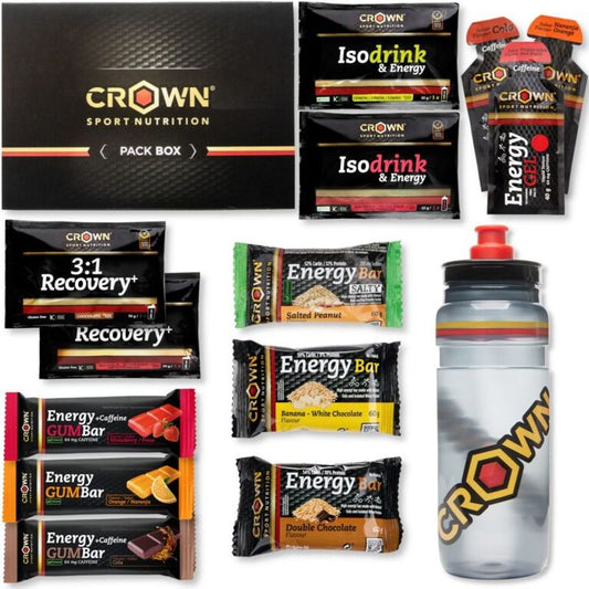 Crown Sport Nutrition Pack Endurance Tester 3.0 Con Bidón 750Ml 