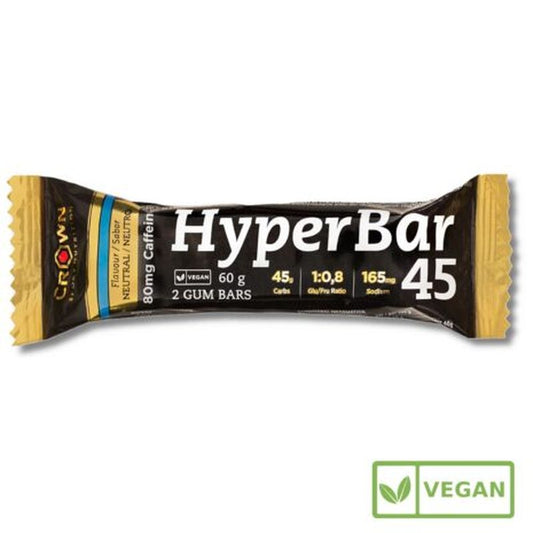 Crown Sport Nutrition Hyperbar 45 Neutro + Cafeína  , 60 gr