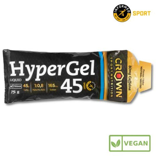 Crown Sport Nutrition Hypergel 45 Neutro + Cafeína  , 75 gr