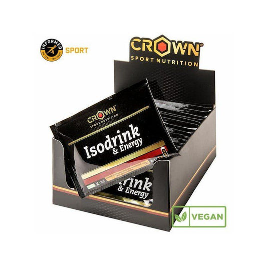 Crown Sport Nutrition Isodrink & Energy Naranja Monodosis , 18 x 32  gr
