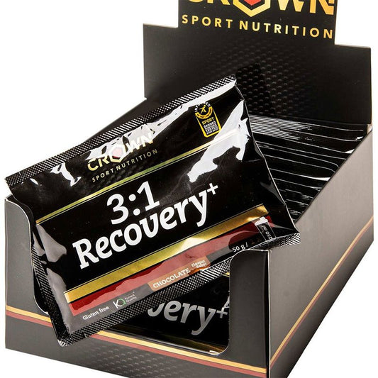 Crown Sport Nutrition 3:1 Recovery+ Chocolate Monodosis  , 14 x 50  gr