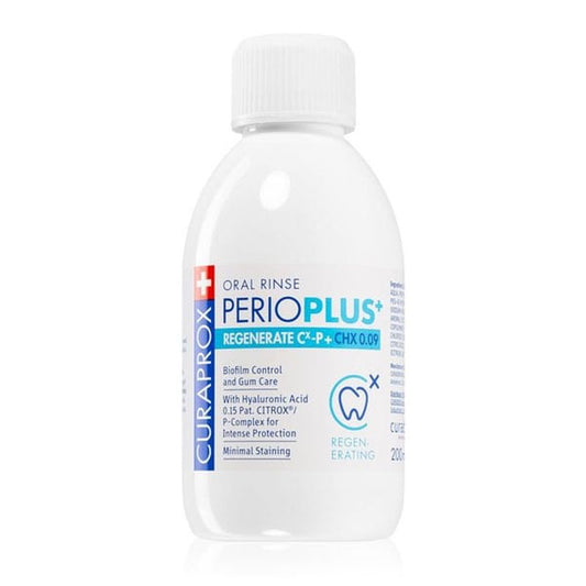 Curaprox Colutorio Perio Plus + Regenerate Chx 0.09, 200 ml