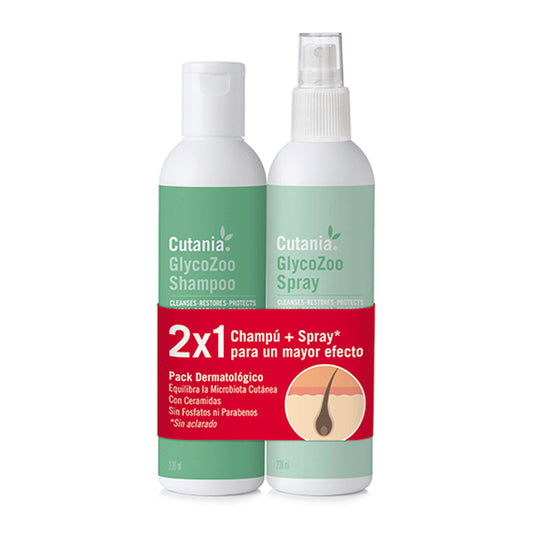 Cutania Glycozoo Pack (Champú 236 Ml + Spray 236 Ml)